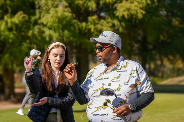 Golf event networking